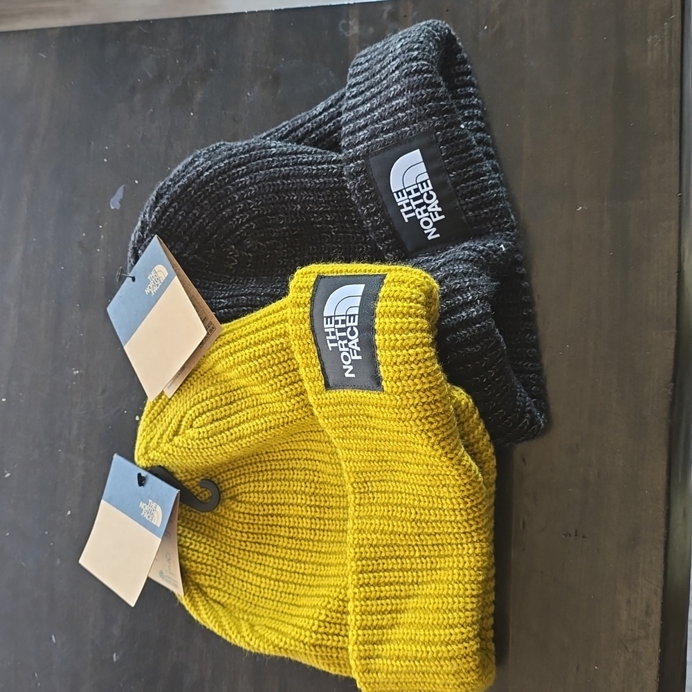 Northface, yellow and black